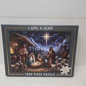 A King is Born" 1000-piece jigsaw puzzle by the brand Eccolo Ltd.